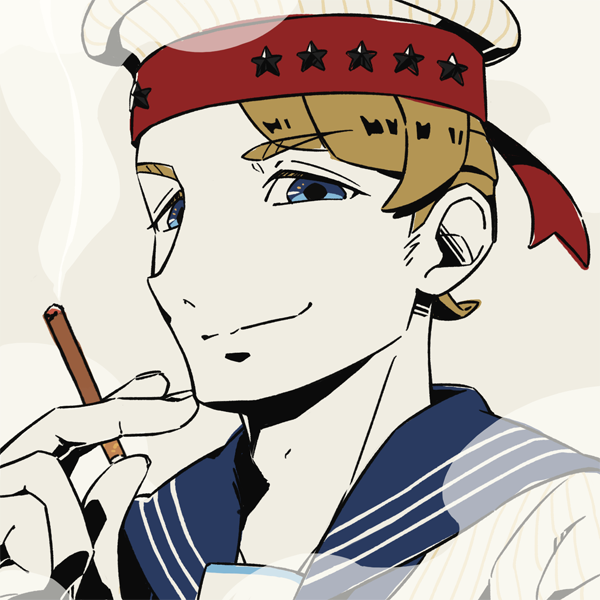 煙草人展　イラスト