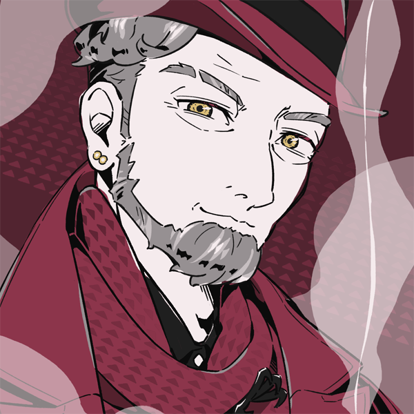 煙草人展　イラスト